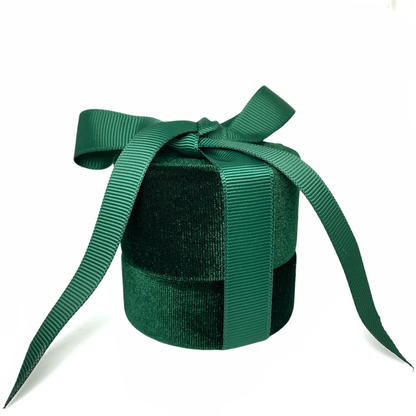 Cylindrical Ring Box with Ribbon
